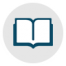 Book Icon Circle with Grey Background | Friends of the Library of Collier County